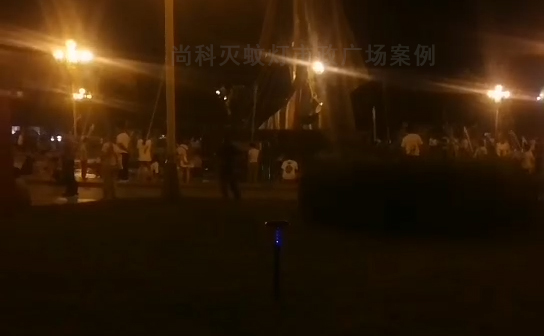 河北滄州黃驊市政廣場公園使用戶外滅蚊燈案例